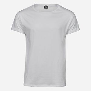 Tee Jays Biele roll-up tričko Veľkosť: L Tee Jays