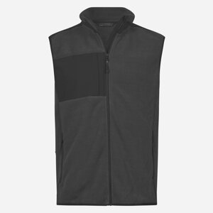 Tee Jays Čierna Mountain fleece vesta Veľkosť: 3XL Tee Jays