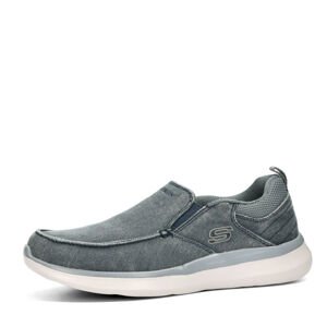 Skechers pánske komfortné poltopánky - šedomodré - 40