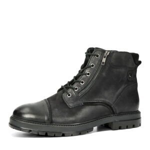 Klondike pánske zimné členkové topánky na zips - čierne - 42