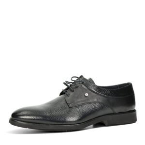 Robel pánske kožené spoločenské topánky - čierne - 42