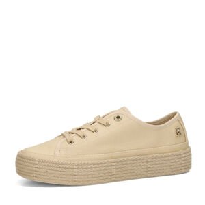 Tommy Hilfiger dámske štýlové tenisky - béžovohnedé - 40