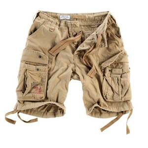 Kraťase Surplus Airborn Vintage Shorts Beige - M