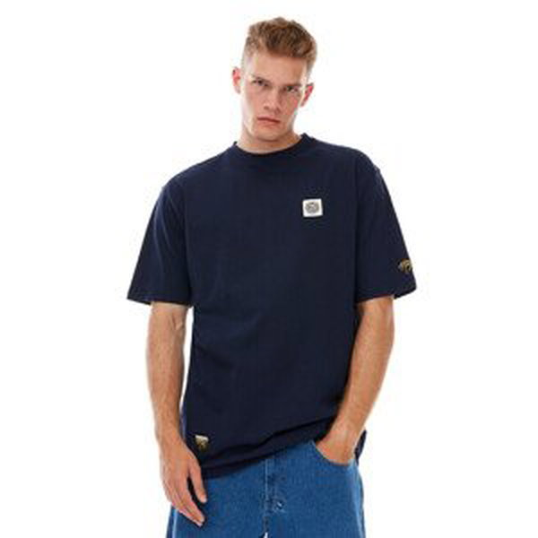 Mass Denim Patch T-shirt navy - XL