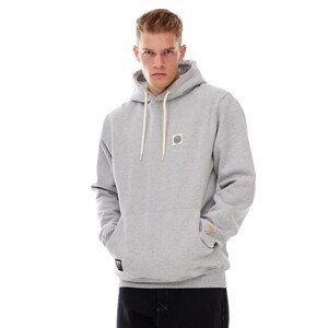 Mass Denim Sweatshirt Patch Hoody light heather grey - L