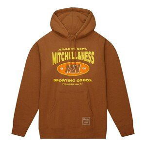 Mitchell & Ness sweatshirt Branded M&N Athletic Dept Hoodie brown - XL