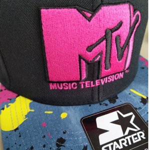 šiltovka Starter Black Label MTV Retro Icon Black Pink - UNI