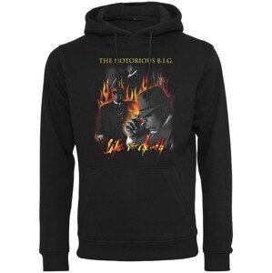 Mr. Tee Biggie Flames Hoody black - XS