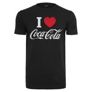 Mr. Tee Coca Cola I Love Coke Tee black - 3XL
