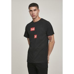 Mr. Tee Fuck Off Split Tee black - XS