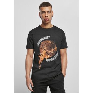 Mr. Tee Burning BBall Tee black - XS