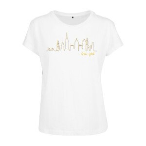 Mr. Tee Ladies Skyline Box Tee white - L