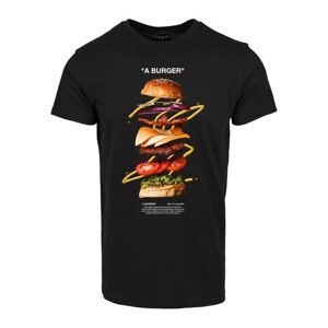 Mr. Tee A Burger Tee black - XS