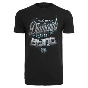 Mr. Tee Diamonds Go Bling Tee black - 4XL