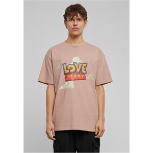 Mr. Tee Love Story Heavy Oversize Tee duskrose - M