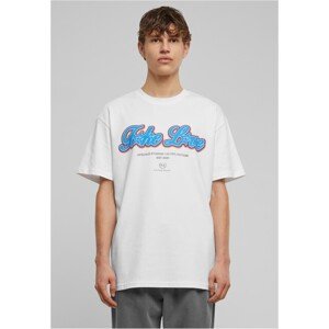 Mr. Tee F*ke L*ve Heavy Oversize Tee white - L