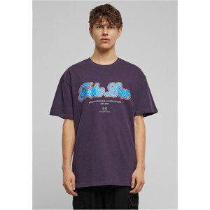 Mr. Tee F*ke L*ve Heavy Oversize Tee purplenight - L