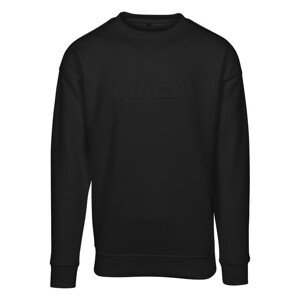 Mr. Tee Embossed NASA Worm Crewneck black - S