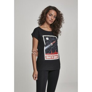 Mr. Tee Ladies Road To Space Tee black - L