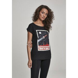 Mr. Tee Ladies Road To Space Tee black - M