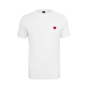 Mr. Tee Heart Tee white - 4XL