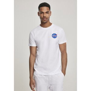 Mr. Tee NASA Logo Embroidery Tee white - L
