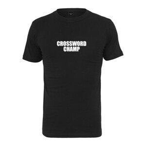 Mr. Tee Crossword Champ Tee black - XXL