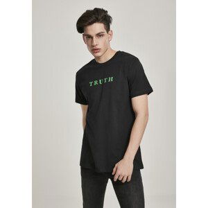 Mr. Tee Truth Tee black black - S