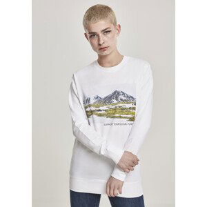 Mr. Tee Ladies Local Planet Crewneck white - XS