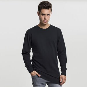 Urban Classics Long Light Fleece Crewneck black - S