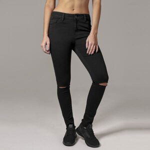 Urban Classics Ladies Cut Knee Pants black - 29