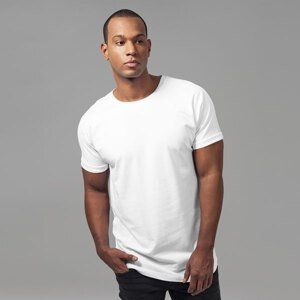 Urban Classics Long Shaped Turnup Tee white - 5XL