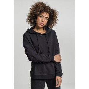 Urban Classics Ladies Laced-Up Hoody black - M