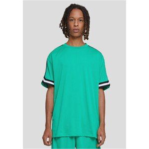 Urban Classics Oversized Stripes Mesh Tee ferngreen - L