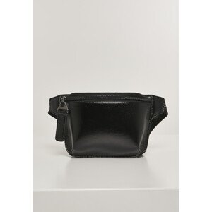 Urban Classics Imitation Leather Hipbag black - UNI