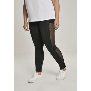 Urban Classics Ladies Mesh Side Stripe Leggings black - M