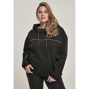 Urban Classics Ladies Reflective Hoody black - L