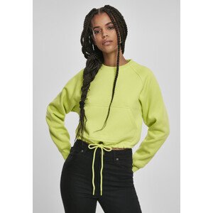 Urban Classics Ladies Oversized Short Raglan Crew frozen yellow - L