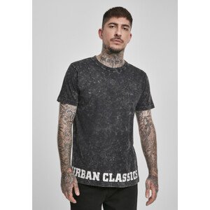 Urban Classics Acid Washed Logo Tee black - S