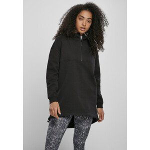 Urban Classics Ladies Long Oversized Pull Over Hoody black - XS