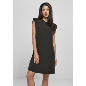 Urban Classics Ladies Modal Padded Shoulder Tank Dress black - XXL