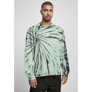 Urban Classics Boxy Tye Dye LS black/ghostgreen - 5XL