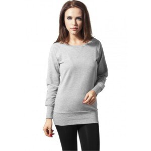 Urban Classics Ladies Wideneck Crewneck grey - L