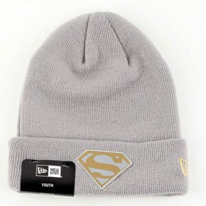 Detská zimná čapica New Era Child Character Cuff Superman Beige - UNI