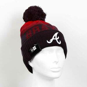 Zimná čapica New Era MLB Sport 2 Cuff Knit Atlanta Braves Black Red - UNI