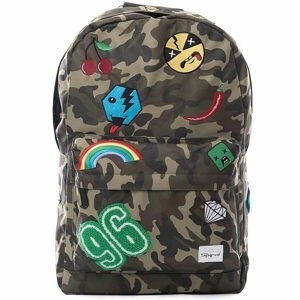 Spiral Camo Jungle Patch Backpack Bag - UNI