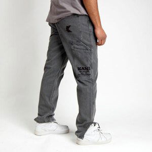 Nohavice Karl Kani Retro Slit Denim Pants Grey - M