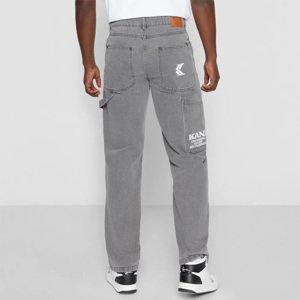 Karl Kani Retro Baggy Workwear Denim Light Grey - W 36