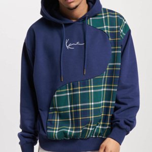 Mikina Karl Kani Small Signature Wavy Block Os Hoodie - 2XL