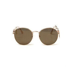 Jeepers Peepers Sunglasses Gold Round With Jeepers Temple (JP181023) - UNI